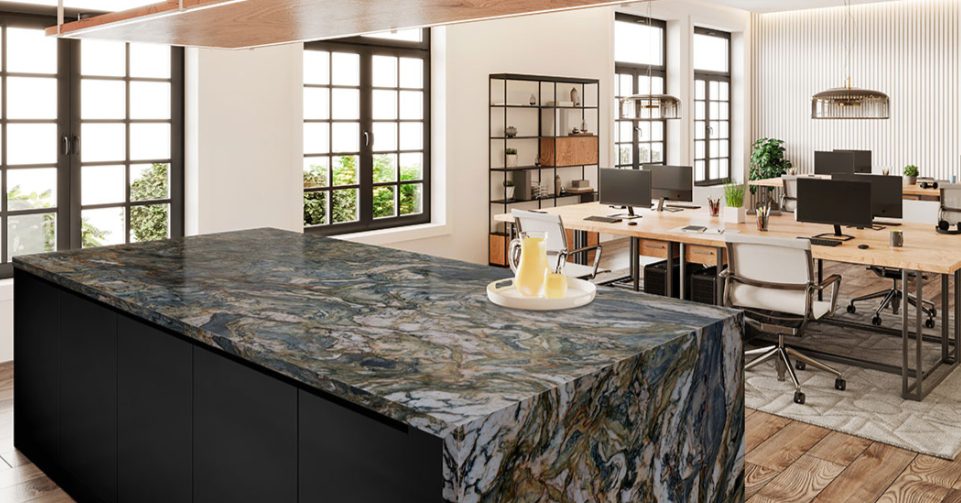 Aqua Fusion Quartzite from Brazil: The Ultimate Kitchen Upgrade with Marble Elegance